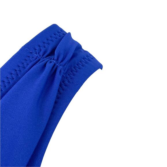 J.Crew Ruched Femme One Piece Swimsuit Regal Blue 24 NEW - Picture 7 of 13